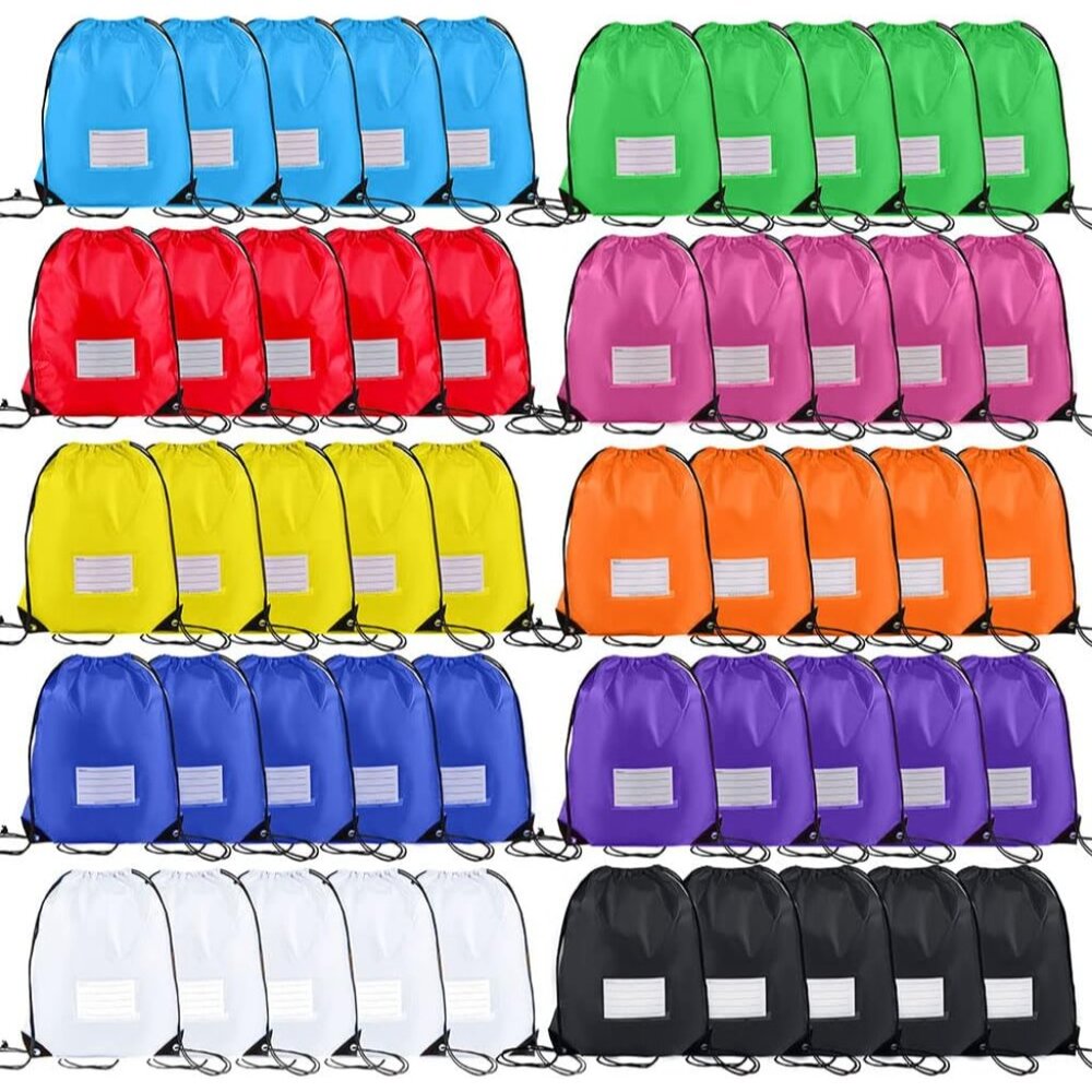 Versatile 50 Pack Drawstring Backpacks - Perfect … - image 1